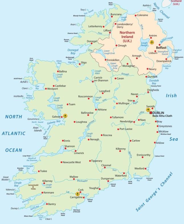 Irland_Karte