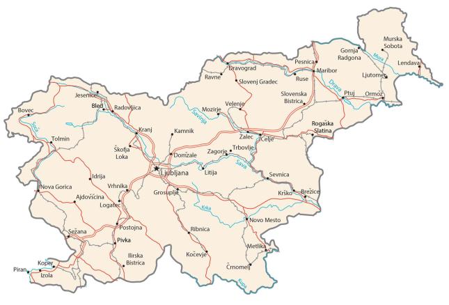 Slovenia_Karte